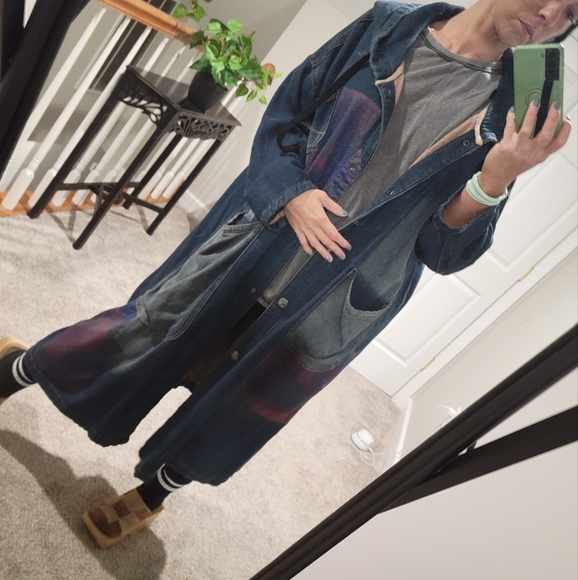 🔴SOLD🔴 Hooded artsy duster casrdigan! - Picture 11 of 11